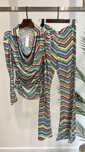 Load image into Gallery viewer, Slinky rainbow loungewear co ord
