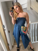 Load image into Gallery viewer, Baggy denim jumpsuit
