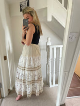Load image into Gallery viewer, Gypsy boho maxi skirt
